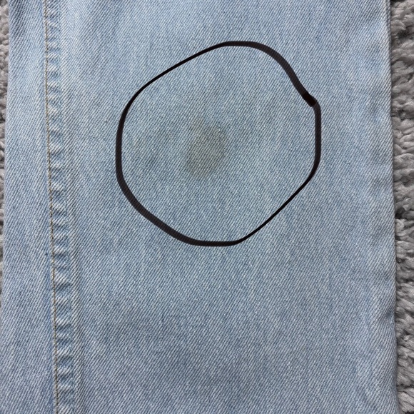 Vintage Levis Jeans Mens 29 x 32 90s 501 Button Fly Light Wash Cotton Straight - Picture 6 of 8